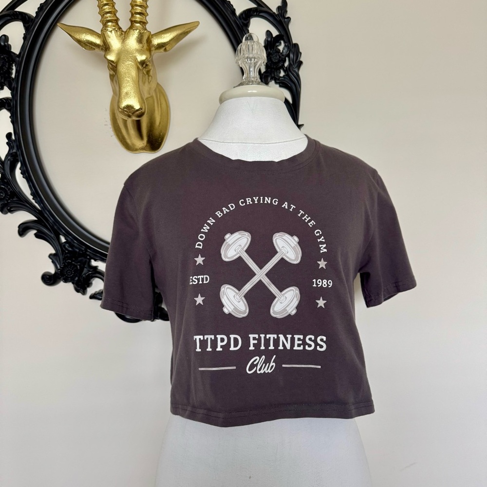 TTPD Fitness Club Short Sleeve Cropped Top